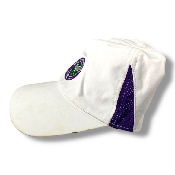Wimbledon The Championships Tennis Hat Cap Adjustable One Size - Picture 2 of 4
